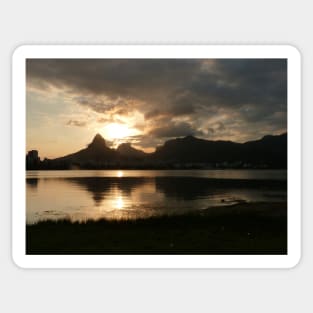 Sunset in Rio Sticker